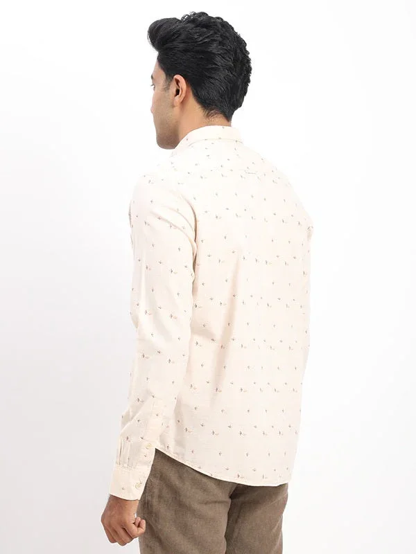 Men's Printed Full Sleeves Cotton Shirt - Image 4