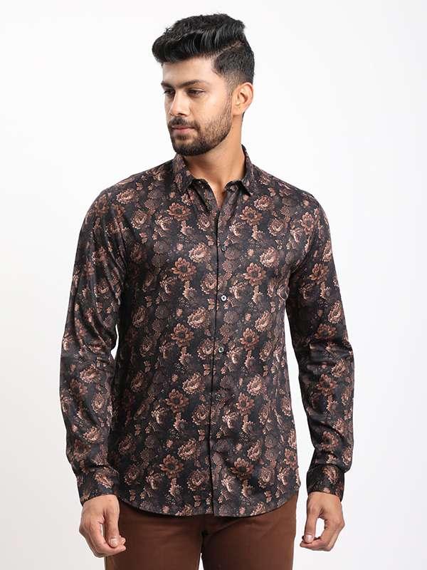 Men's Printed Full Sleeves Cotton Shirt