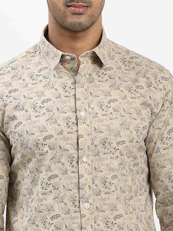 Men's Printed Full Sleeves Cotton Shirt - Image 3