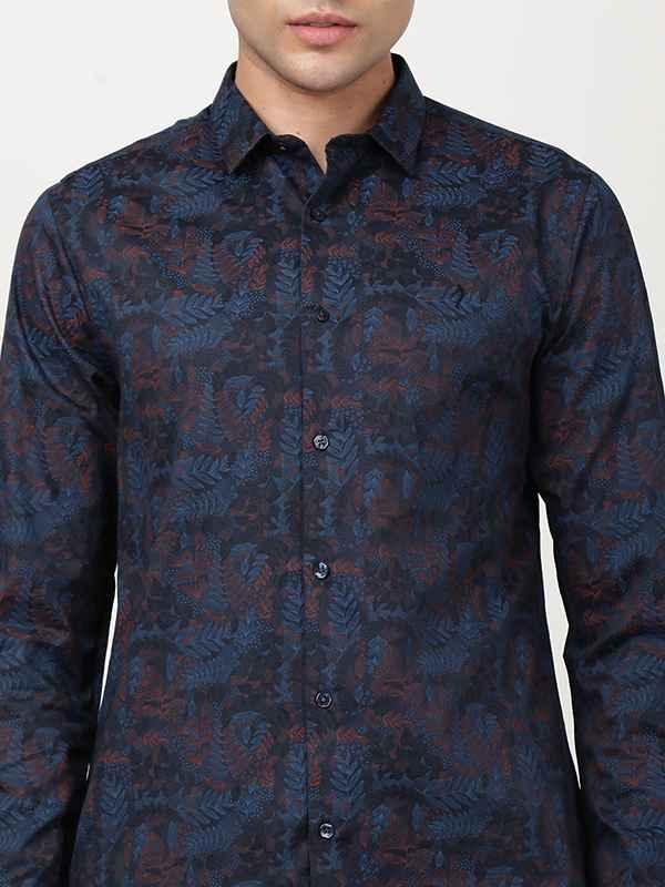 Men's Printed Full Sleeves Cotton Shirt - Image 3