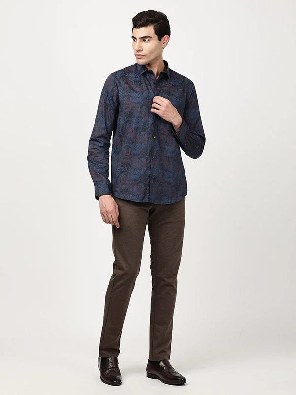 Men's Printed Full Sleeves Cotton Shirt - Image 4