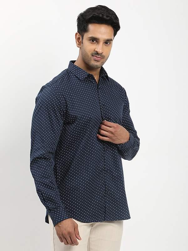 Men's Printed Full Sleeves Cotton Shirt - Image 2