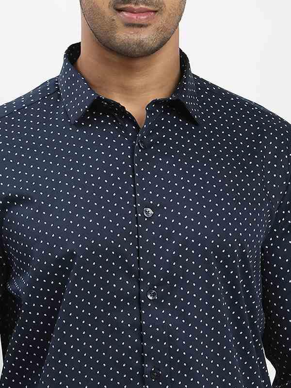Men's Printed Full Sleeves Cotton Shirt - Image 3