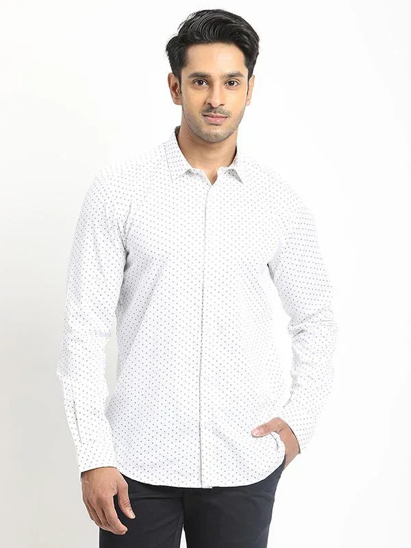 Men's Printed Full Sleeves Cotton Shirt - Image 6