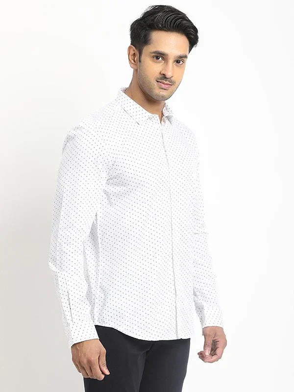 Men's Printed Full Sleeves Cotton Shirt - Image 7