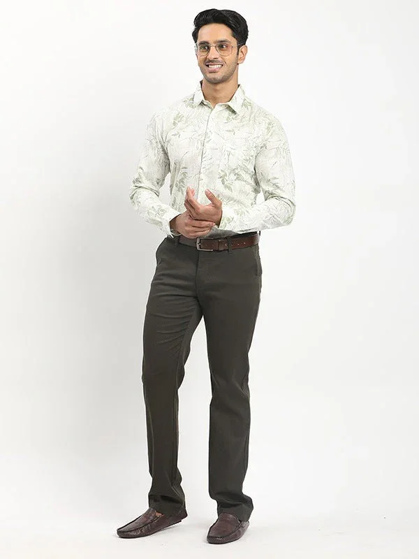 Men's Printed Full Sleeves Cotton Shirt - Image 4