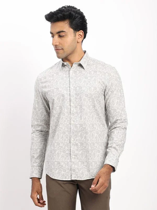 Men's Printed Full Sleeves Cotton Shirt