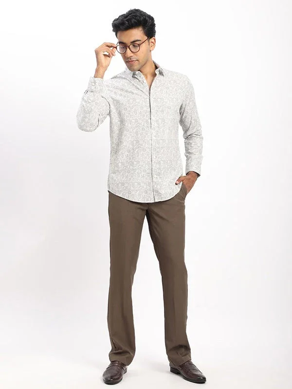 Men's Printed Full Sleeves Cotton Shirt - Image 5