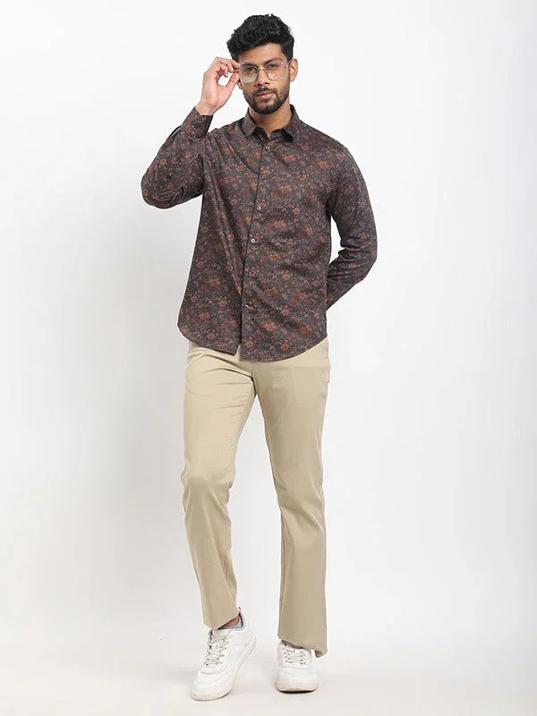 Men's Printed Full Sleeves Cotton Shirt - Image 5