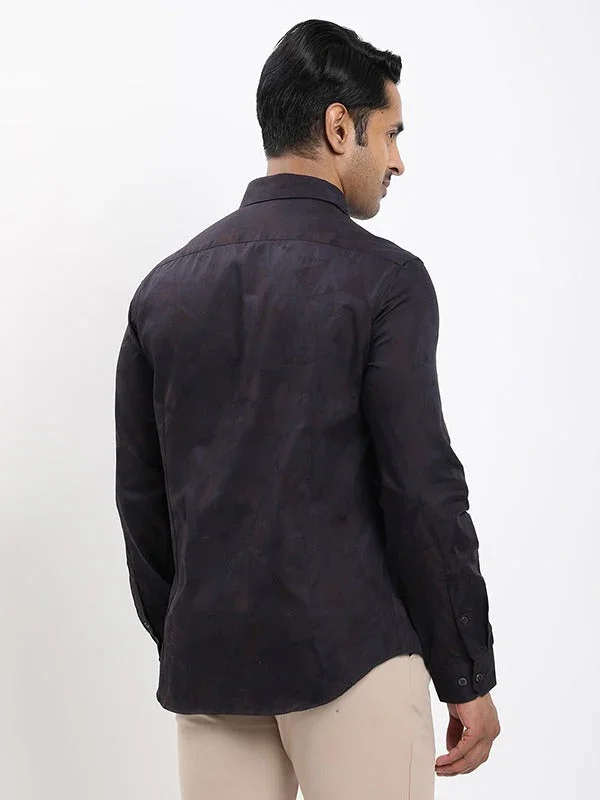 Men's Printed Full Sleeves Cotton Shirt - Image 4