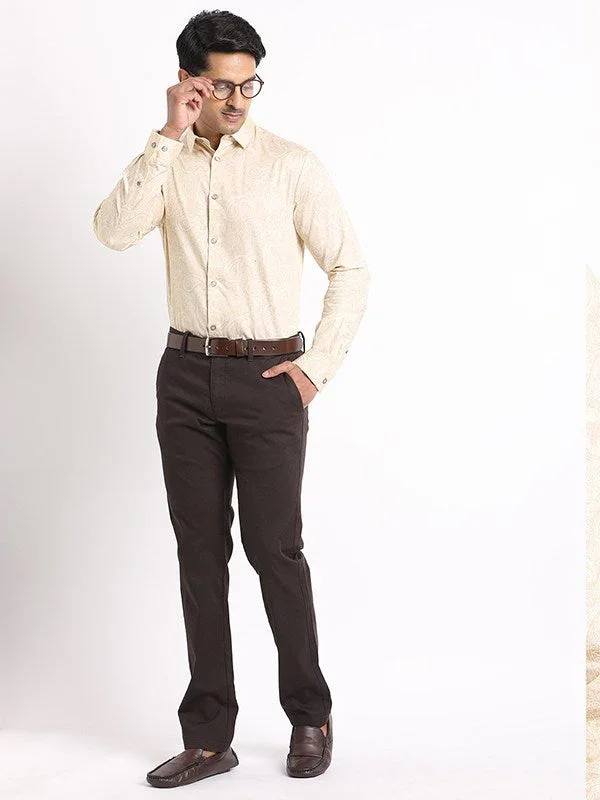 Men's Printed Full Sleeves Cotton Shirt - Image 5