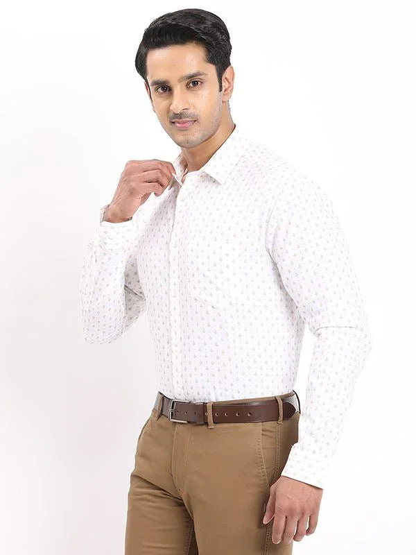 Men's Printed Full Sleeves Cotton Shirt - Image 7