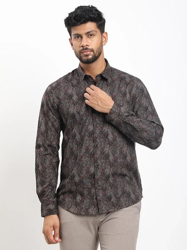 Men's Printed Full Sleeves Cotton Shirt
