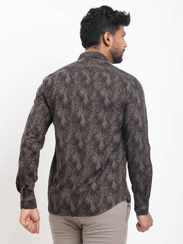 Men's Printed Full Sleeves Cotton Shirt - Image 4