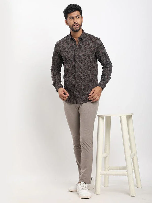 Men's Printed Full Sleeves Cotton Shirt - Image 5
