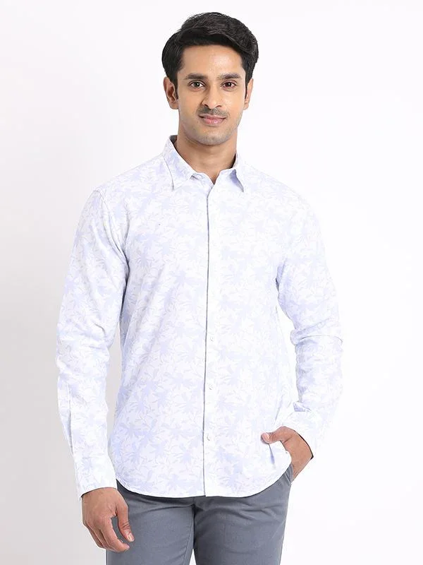 Men's Printed Full Sleeves Cotton Shirt