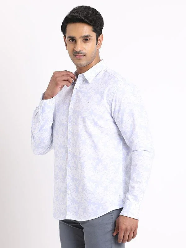 Men's Printed Full Sleeves Cotton Shirt - Image 2