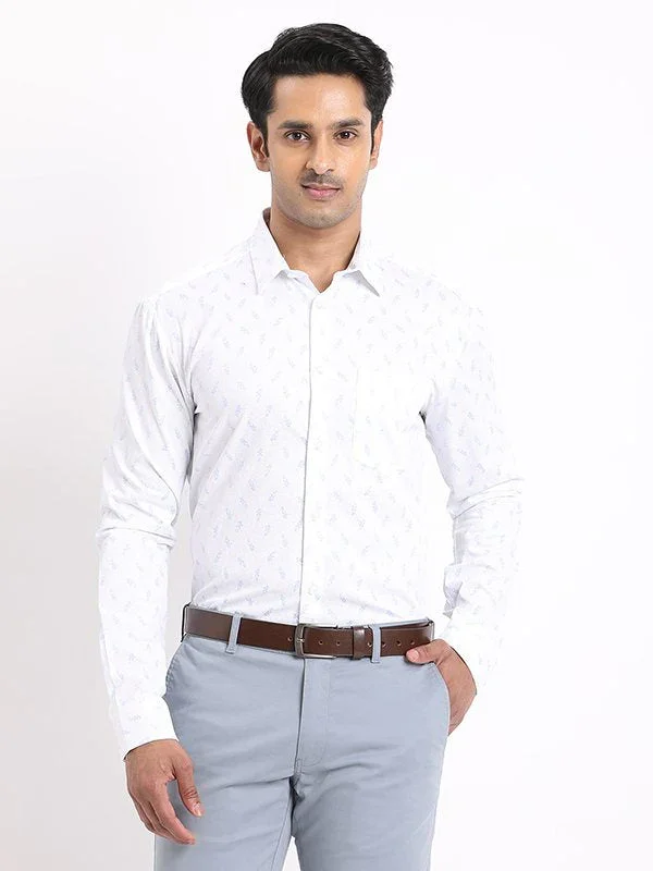 Men's Printed Full Sleeves Cotton Shirt
