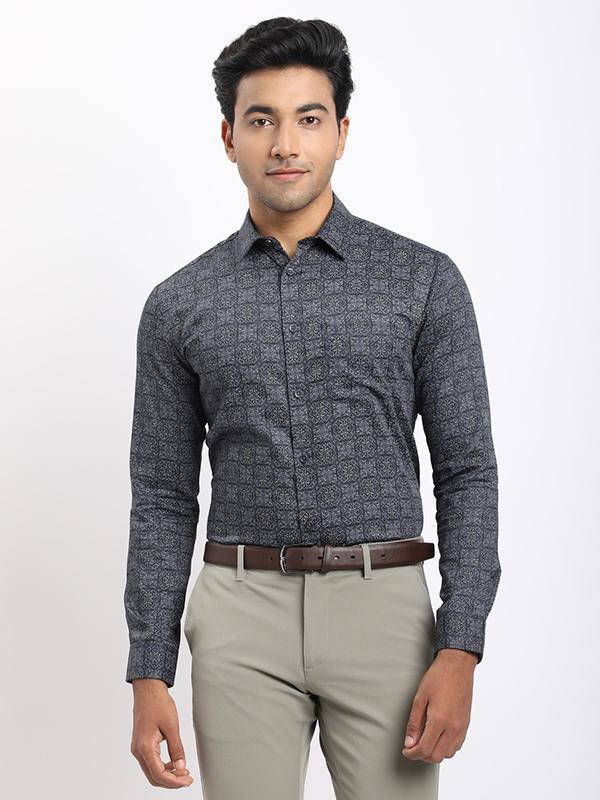 Men's Printed Full Sleeves Cotton Shirt