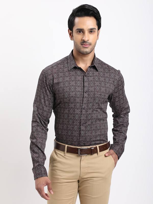 Men's Printed Full Sleeves Cotton Shirt - Image 6