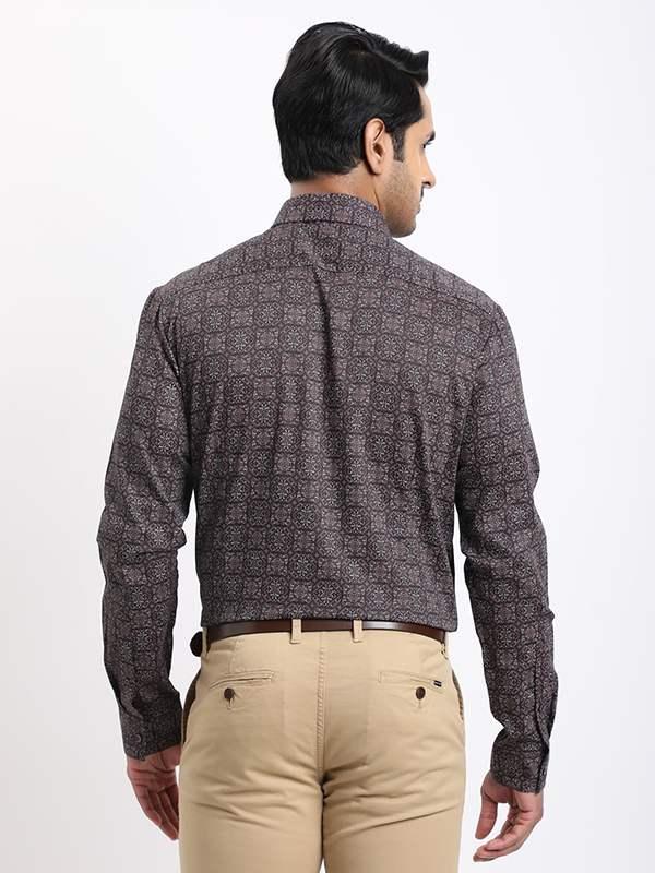 Men's Printed Full Sleeves Cotton Shirt - Image 9