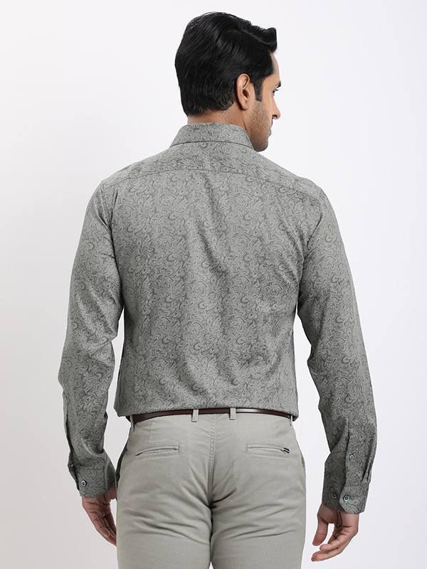 Men's Printed Full Sleeves Cotton Shirt - Image 4