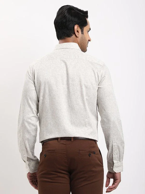 Men's Printed Full Sleeves Cotton Shirt - Image 9