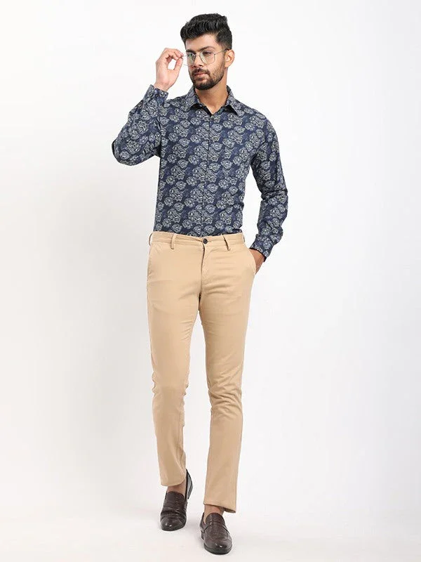 Men's Printed Full Sleeves Cotton Shirt - Image 5