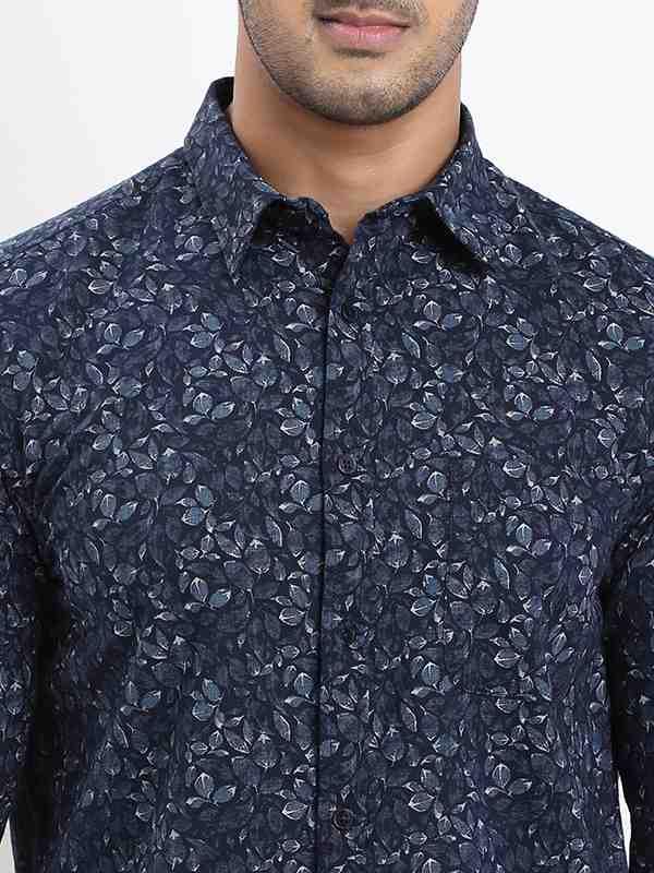 Men's Printed Full Sleeves Cotton Shirt - Image 3