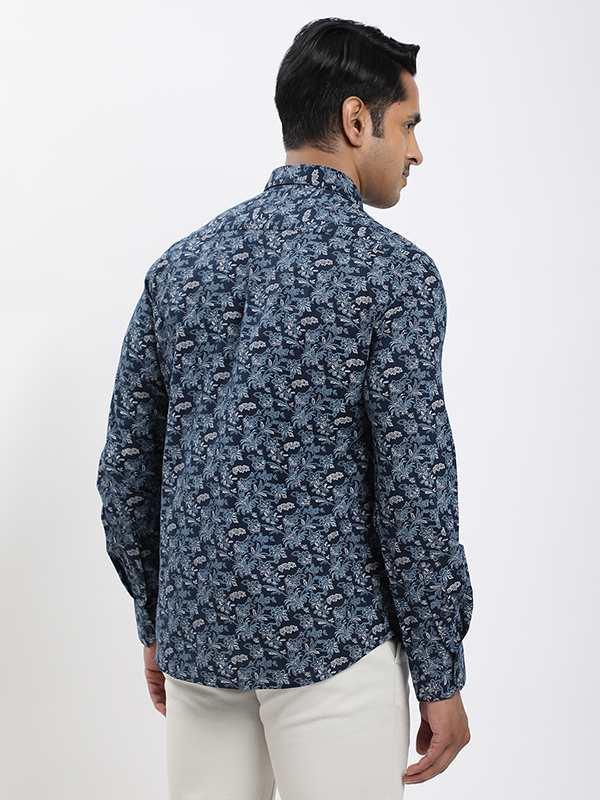 Men's Printed Full Sleeves Cotton Shirt - Image 4