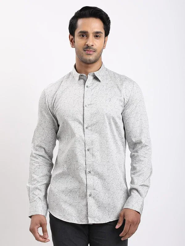 Men's Printed Full Sleeves Cotton Shirt