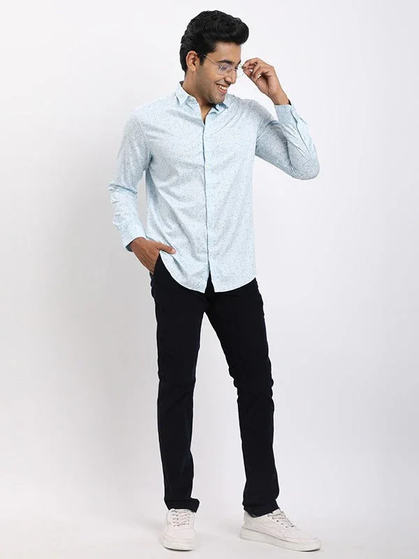 Men's Printed Full Sleeves Cotton Shirt - Image 10