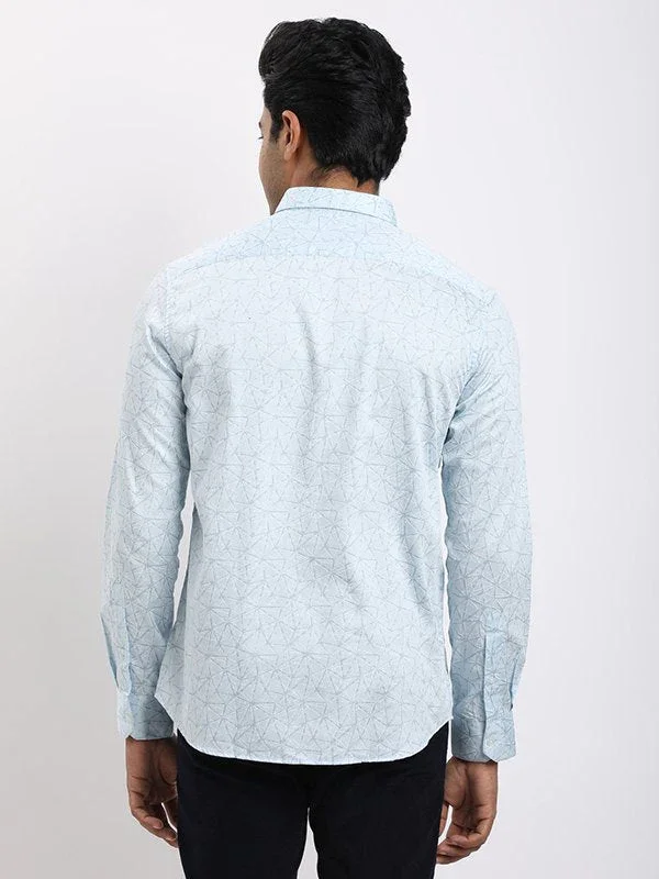 Men's Printed Full Sleeves Cotton Shirt - Image 9