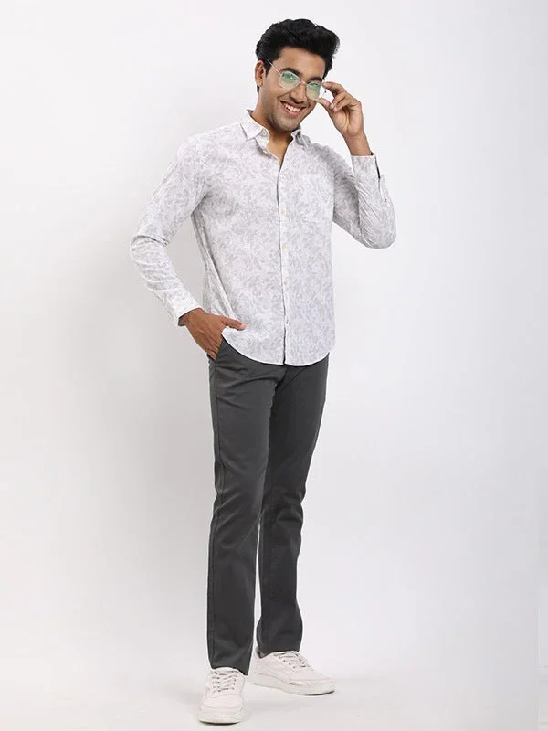 Men's Printed Full Sleeves Cotton Shirt - Image 10