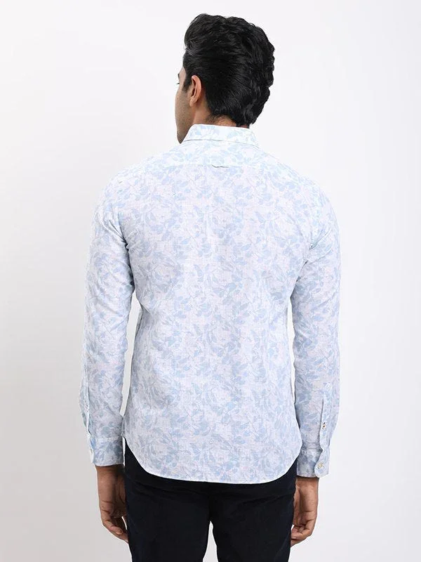 Men's Printed Full Sleeves Cotton Shirt - Image 4