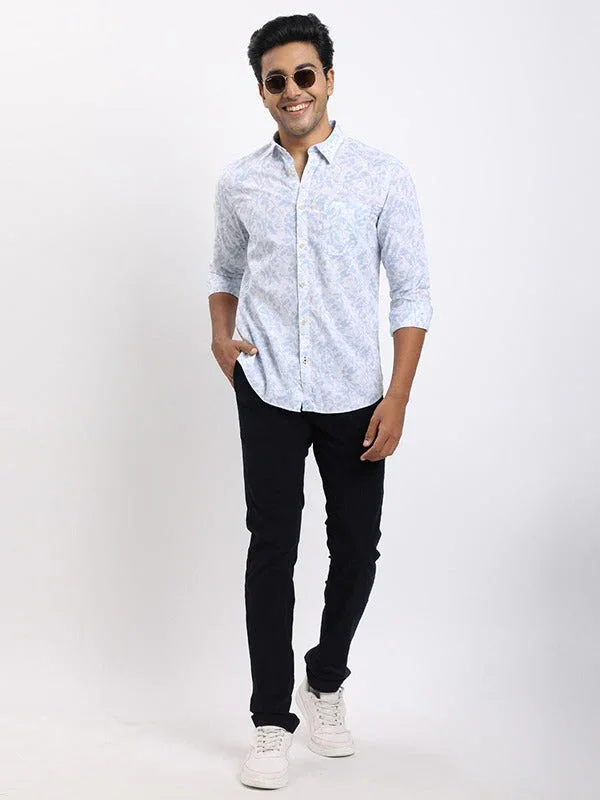 Men's Printed Full Sleeves Cotton Shirt - Image 5