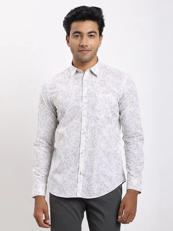 Men's Printed Full Sleeves Cotton Shirt - Image 6