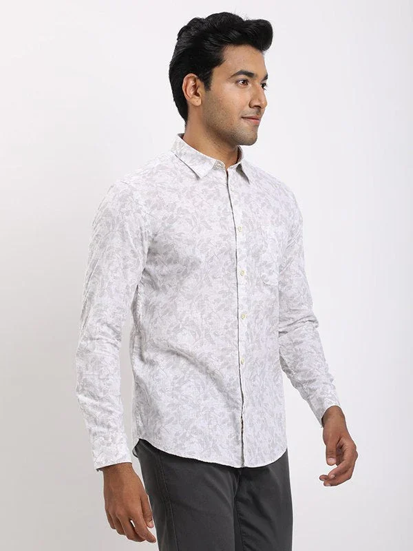 Men's Printed Full Sleeves Cotton Shirt - Image 7