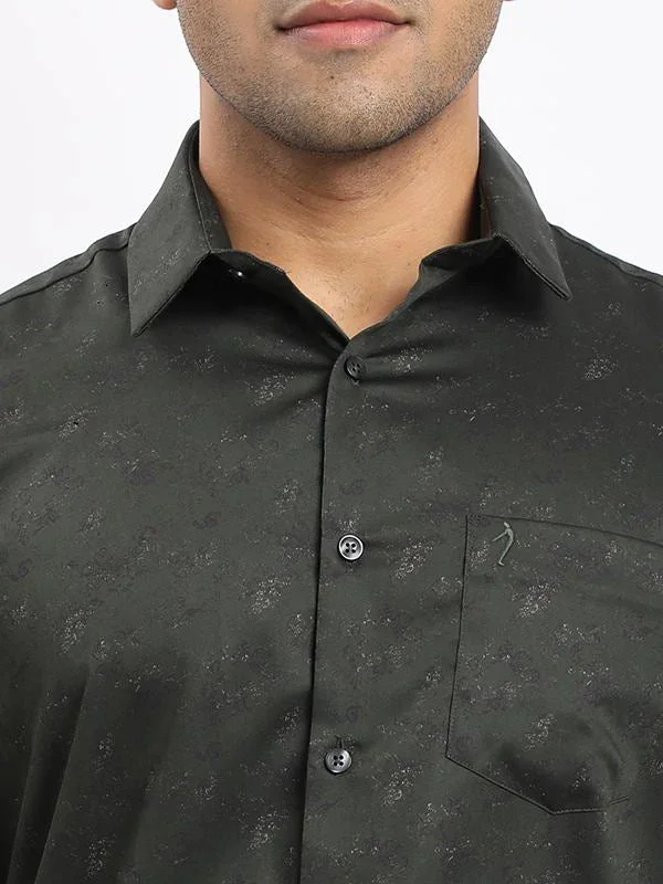 Men's Printed Full Sleeves Cotton Shirt - Image 3