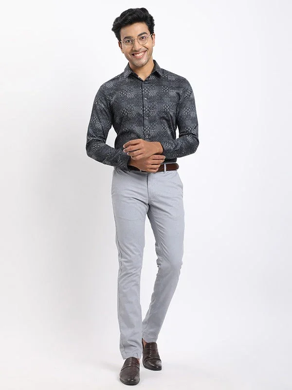 Men's Printed Full Sleeves Cotton Shirt - Image 5