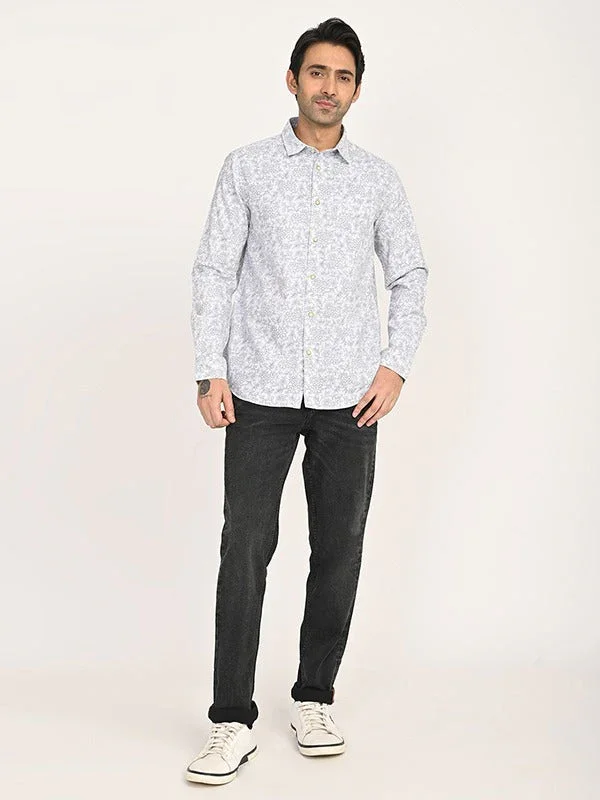 Men's Printed Full Sleeves Cotton Shirt - Image 10