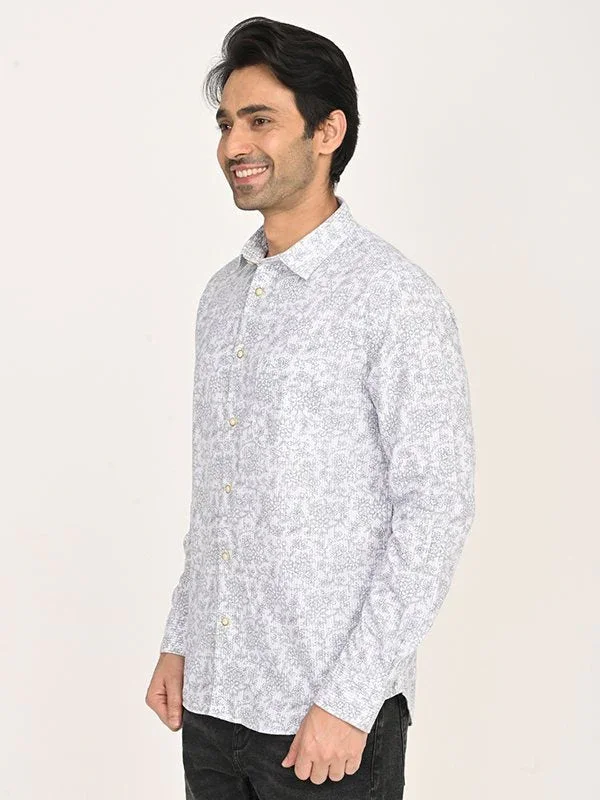 Men's Printed Full Sleeves Cotton Shirt - Image 7