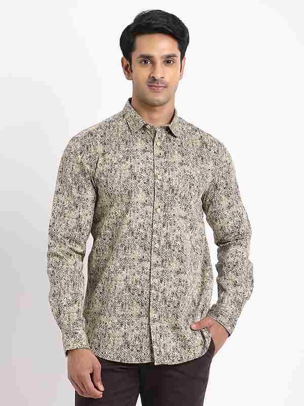 Men's Printed Full Sleeves Cotton Shirt