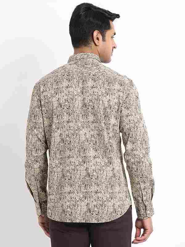 Men's Printed Full Sleeves Cotton Shirt - Image 4