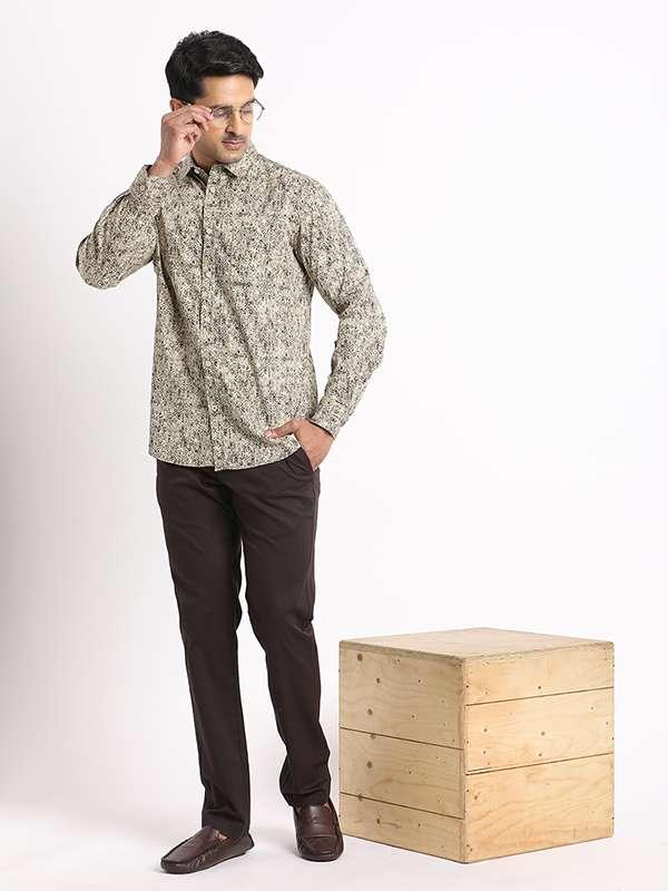 Men's Printed Full Sleeves Cotton Shirt - Image 5