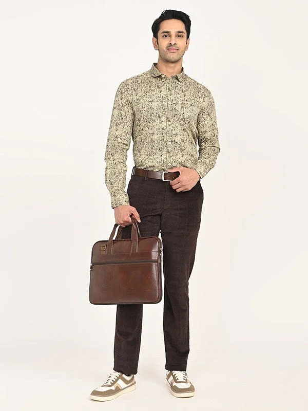 Men's Printed Full Sleeves Cotton Shirt - Image 5