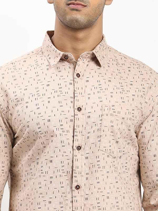 Men's Printed Full Sleeves Cotton Shirt - Image 3