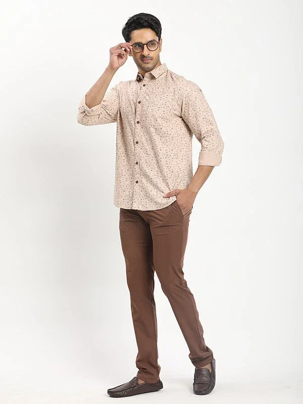 Men's Printed Full Sleeves Cotton Shirt - Image 4