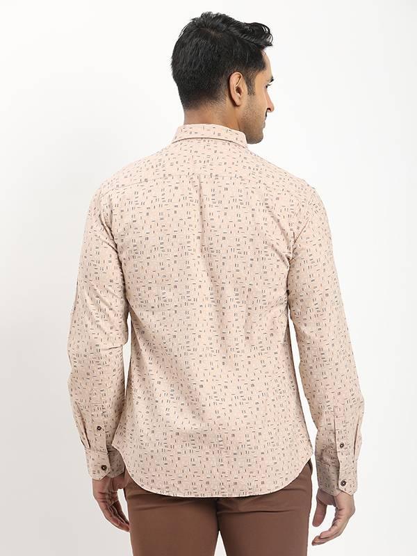 Men's Printed Full Sleeves Cotton Shirt - Image 5