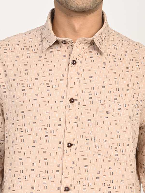 Men's Printed Full Sleeves Cotton Shirt - Image 3